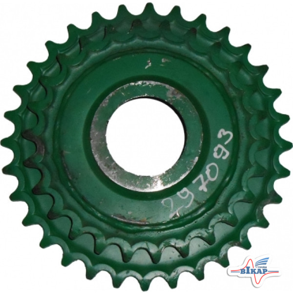 Блок зведочек ведомоый привода цепного (z=26/32, t=25.4) (под муфту) ГВР