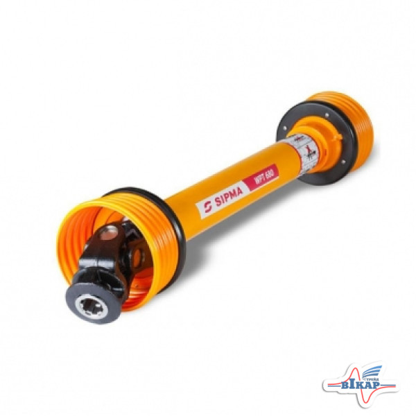 Вал карданный (6 х 8) (L=710-1200мм) 400Н*м (косилки роторной кр-1,65) (Польша)