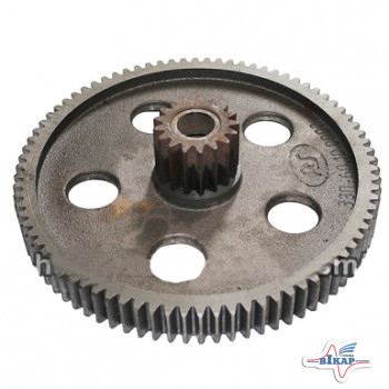 Блок шестерен редуктора хода (Z=82/17) ЗМ-60