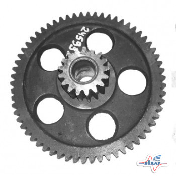 Блок шестерен редуктора самохода (z=62/17) ОВС-25