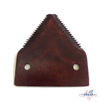 Сегмент ножа жатки с верхней мелкой насечкой (AZ32298/41817.02), JD800