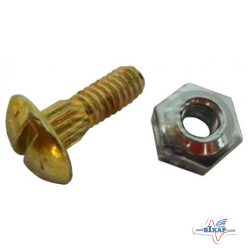 Винт с гайкой сегмента жатки (G86507777/700705296), JD900 (Greenly)