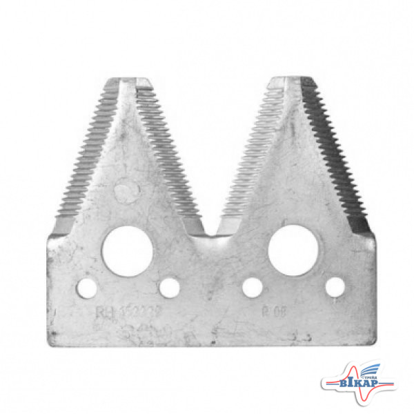 Сегмент ножа жатки двойной (мелкая насечка) (80011), JD600
