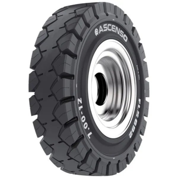 Шина 7.00-12 FLS 692 QH LOC 145A5/136A5 (Ascenso) суцільнолита